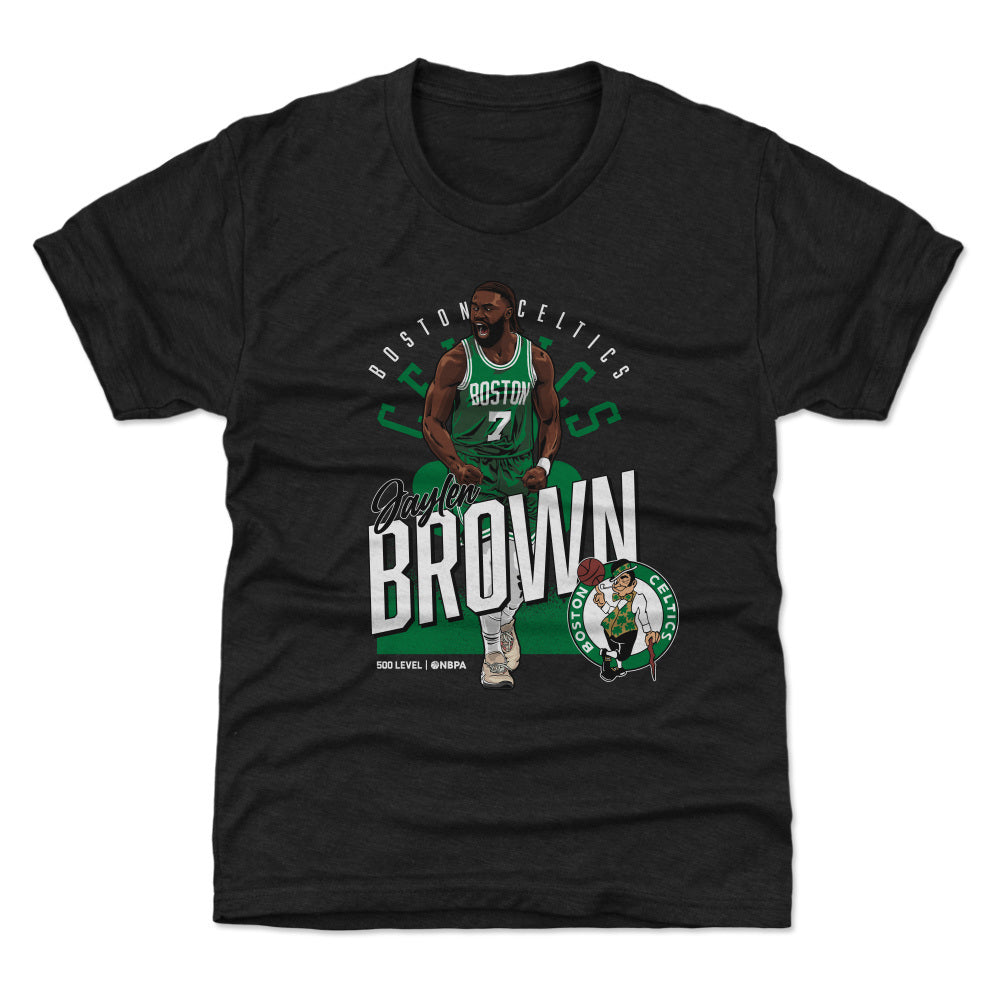 Jaylen Brown Boston Celtics Shield WHT