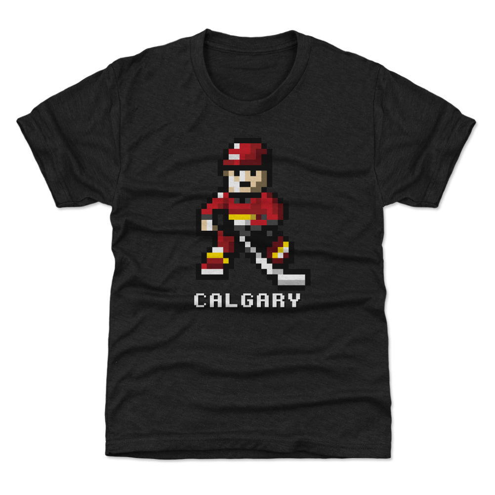 Calgary Hockey 8-bit WHT