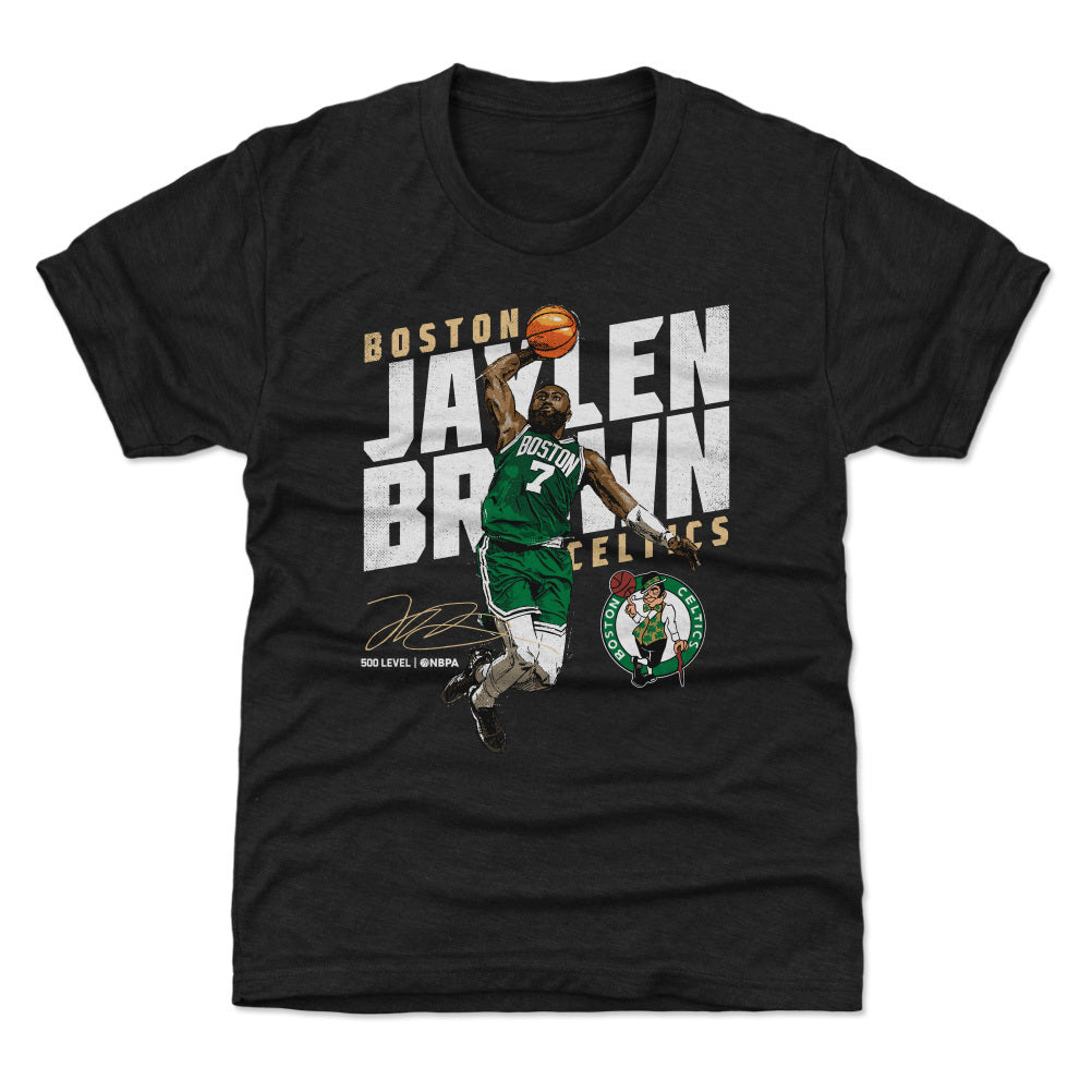 Jaylen Brown Boston Celtics Slant WHT