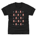 Christmas 8-bit Santas WHT