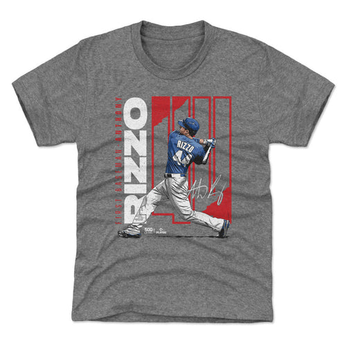 Anthony Rizzo Chicago C Stretch WHT