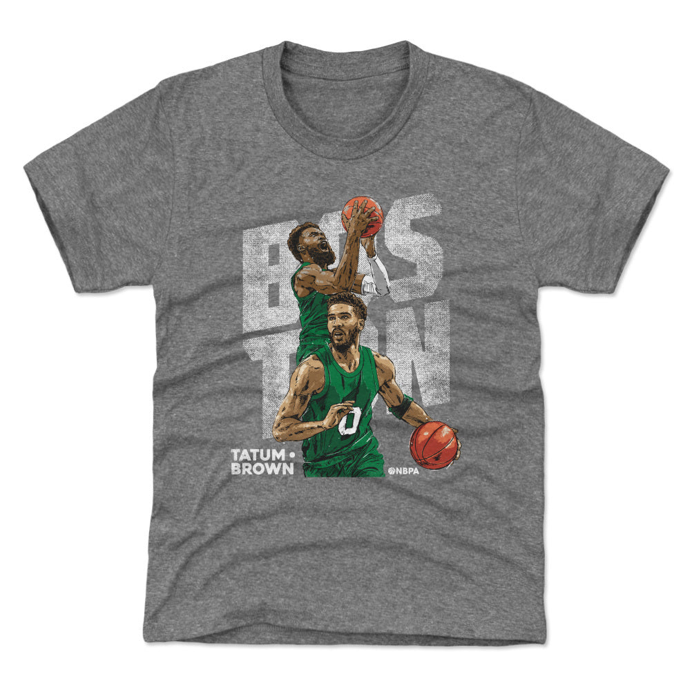 Jayson Tatum & Jaylen Brown Boston Duo WHT