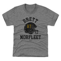 Brett Norfleet College Helmet Font