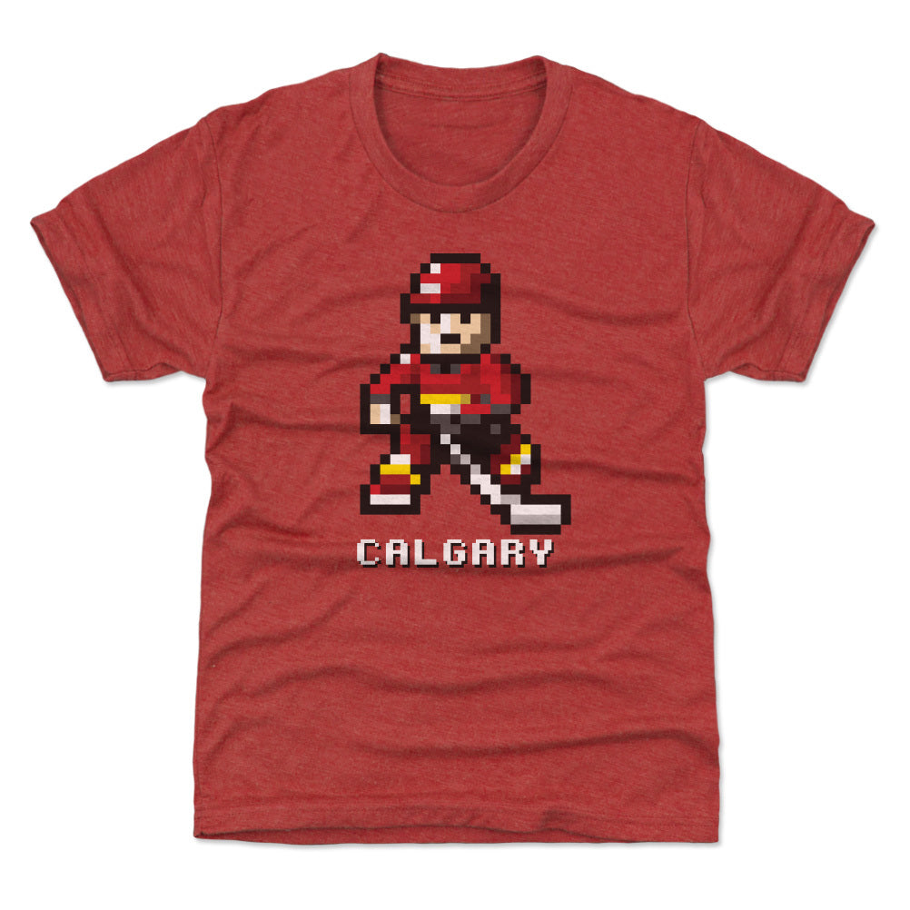 Calgary Hockey 8-bit WHT