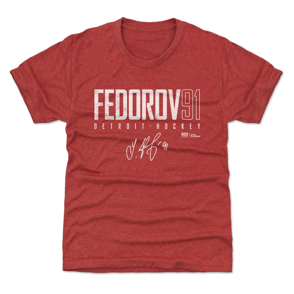 Sergei Fedorov Detroit Elite WHT