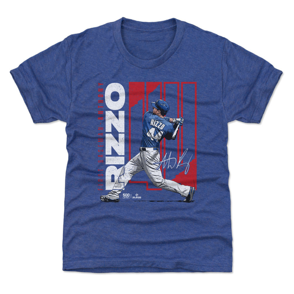 Anthony Rizzo Chicago C Stretch WHT