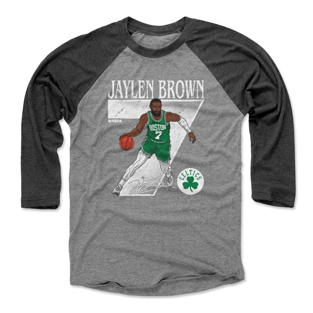 Jaylen Brown Boston Celtics Number WHT