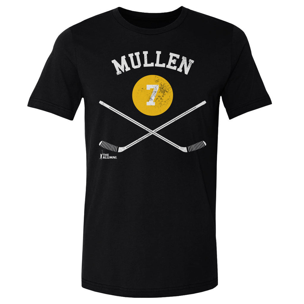 Joe Mullen Pittsburgh 7 Sticks WHT