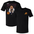Devin Booker Phoenix Suns Caricature F&B WHT