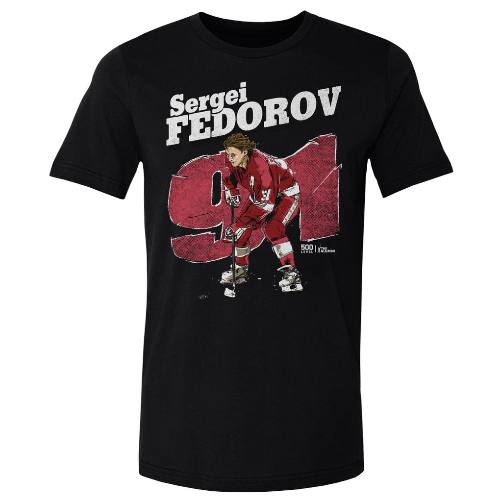 Sergei Fedorov Detroit Retro WHT