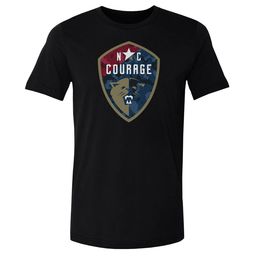 North Carolina Courage Camo Logo WHT