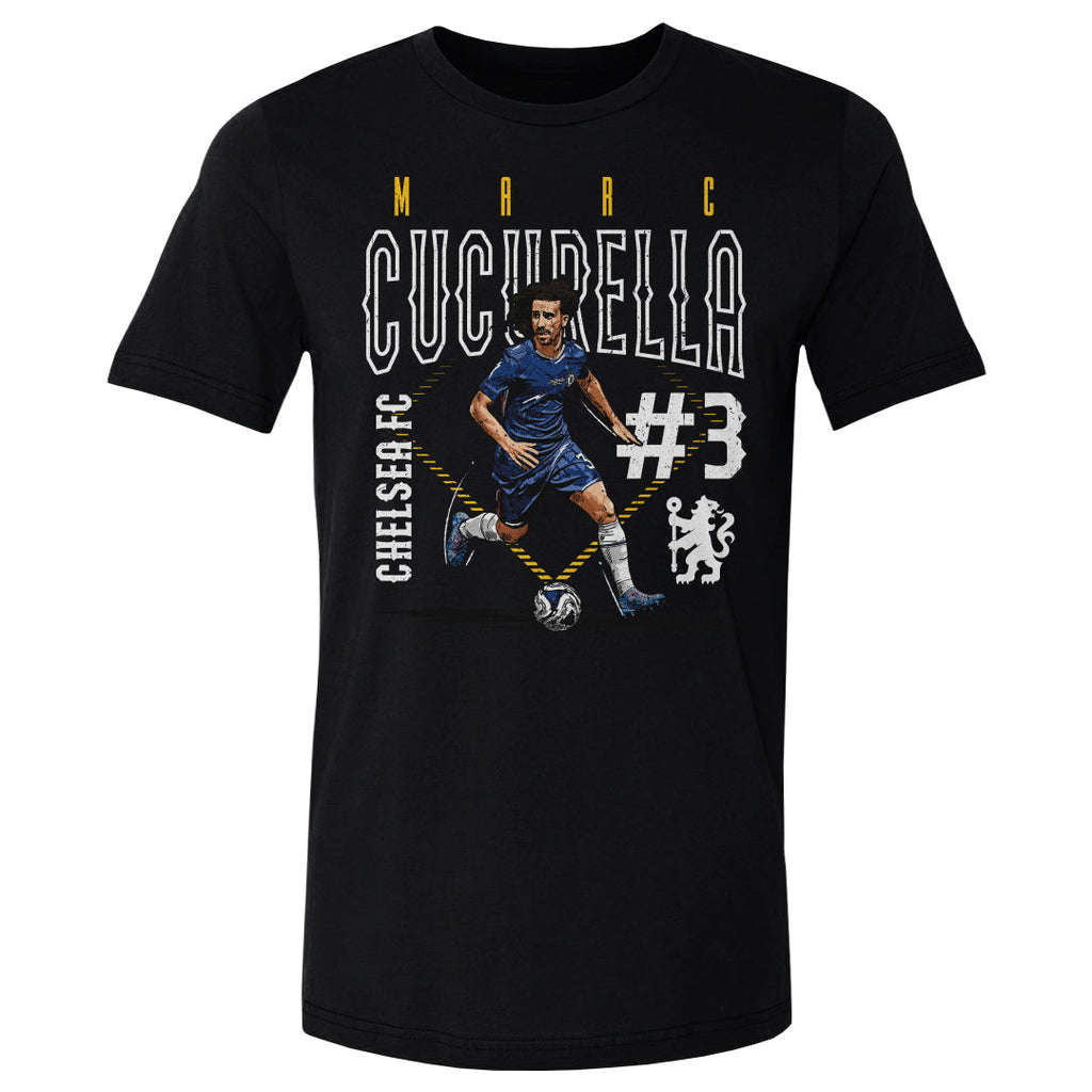 Marc Cucurella Chelsea FC Outline Number WHT