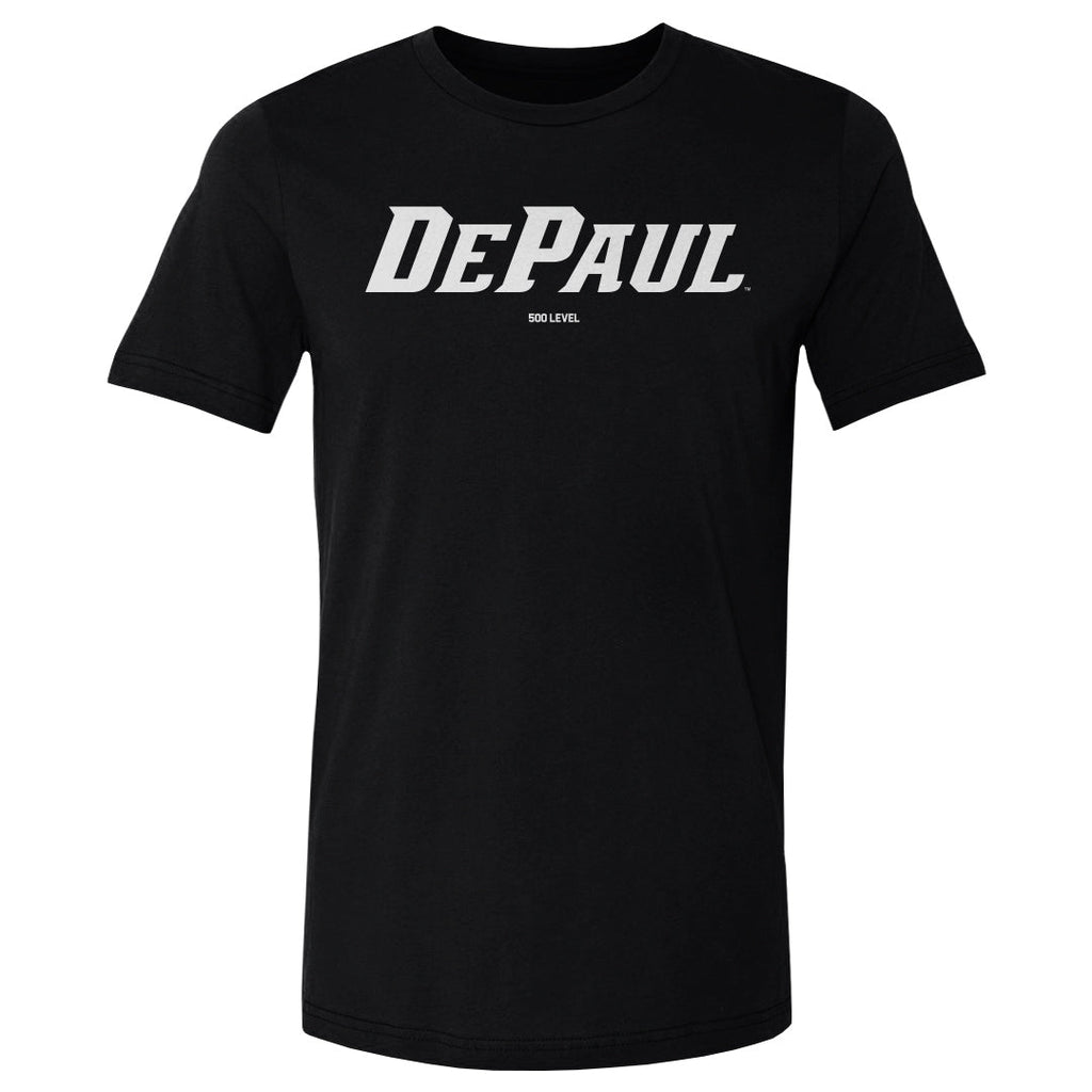 DePaul Blue Demons Wordmark White WHT