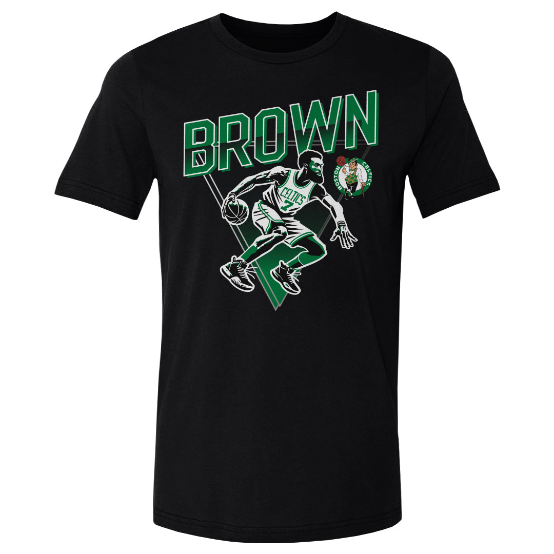 Jaylen Brown Boston Celtics Triangle WHT