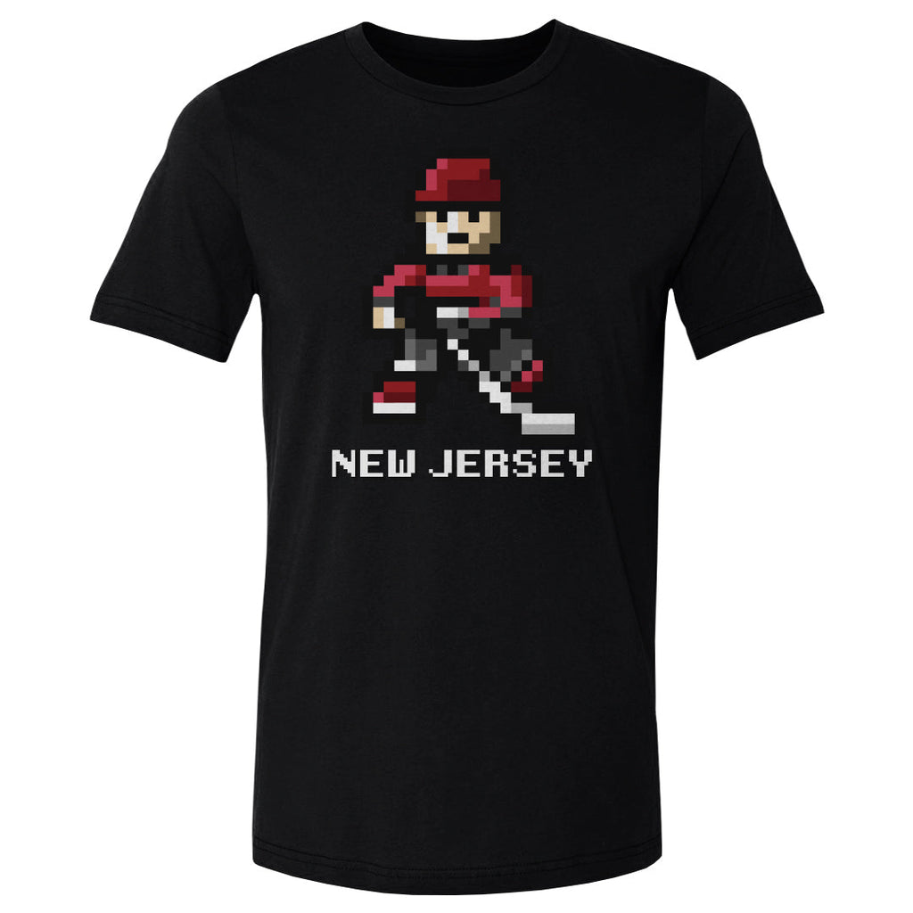 New Jersey Hockey 8-bit WHT