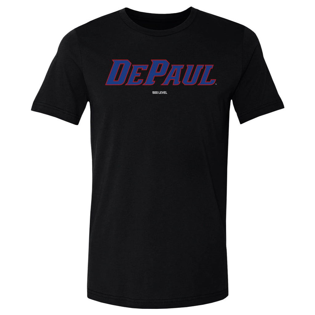 DePaul Blue Demons Wordmark WHT