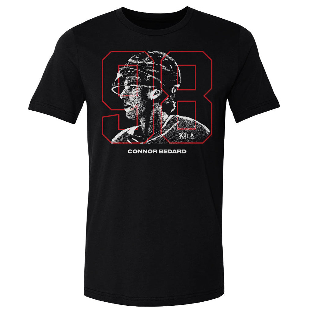 Connor Bedard Chicago Overlay WHT