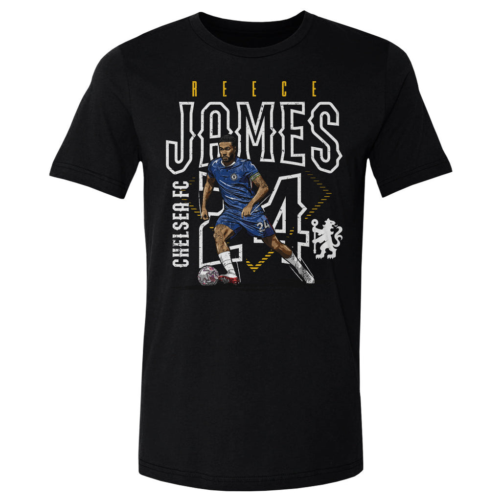 Reece James Chelsea FC Outline Number WHT