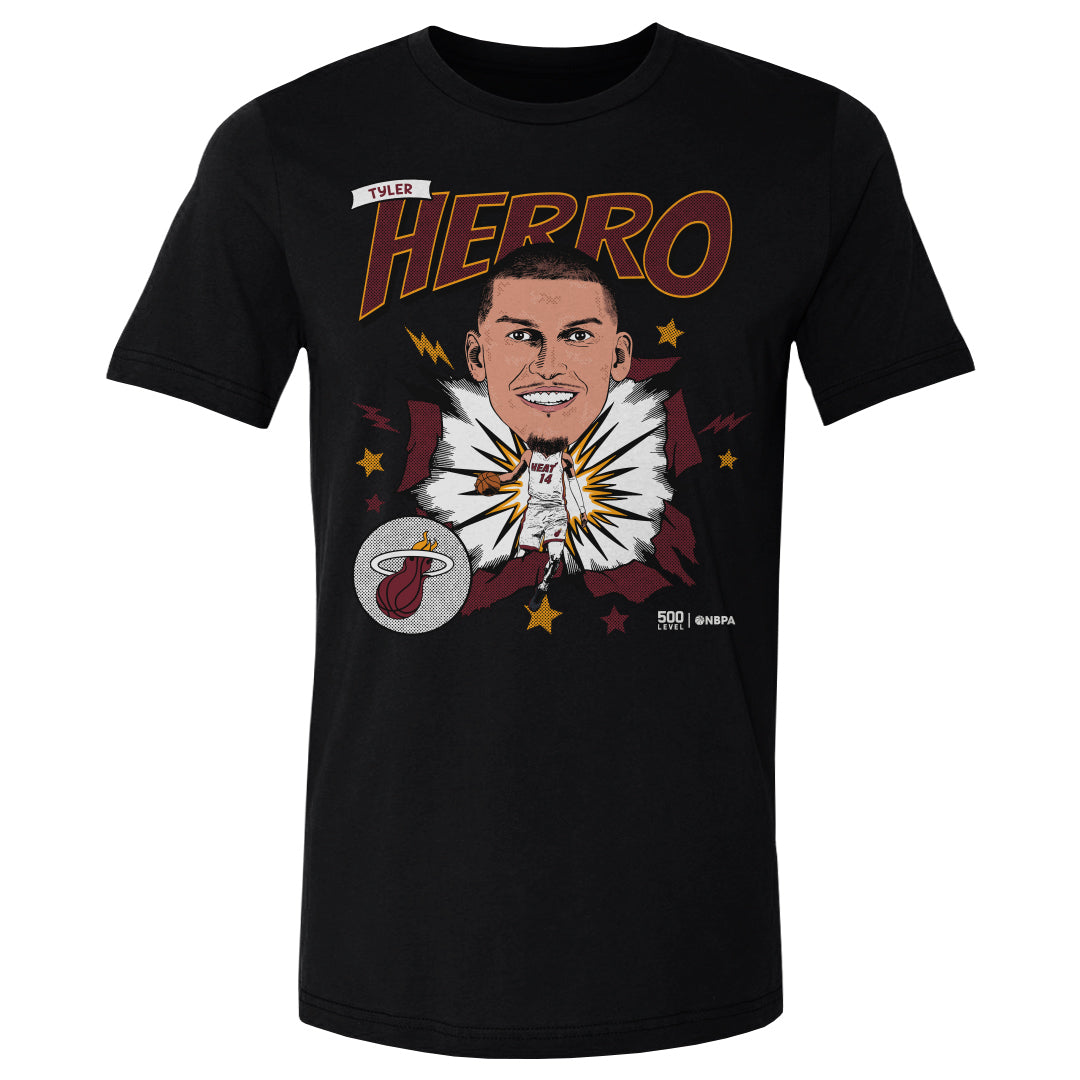 Tyler Herro Miami Heat Caricature WHT
