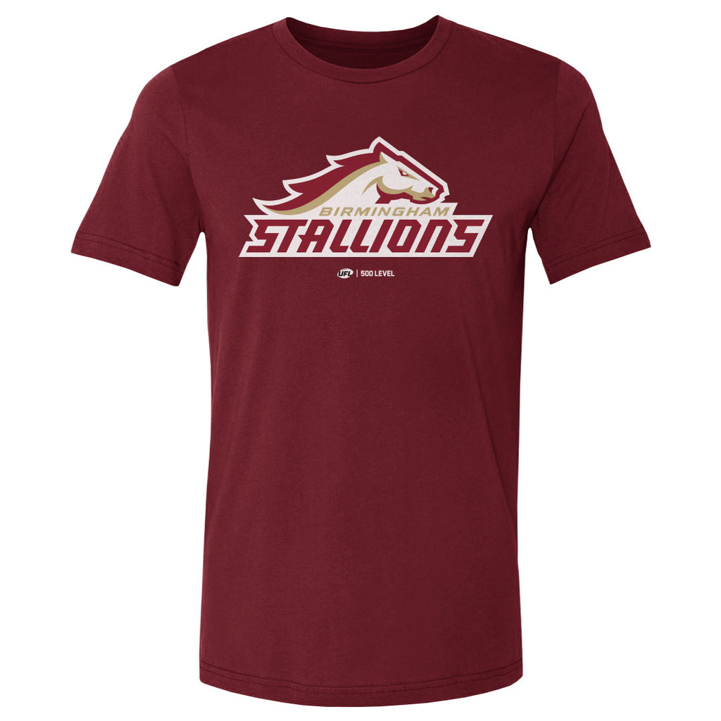 Birmingham Stallions Primary Logo WHT