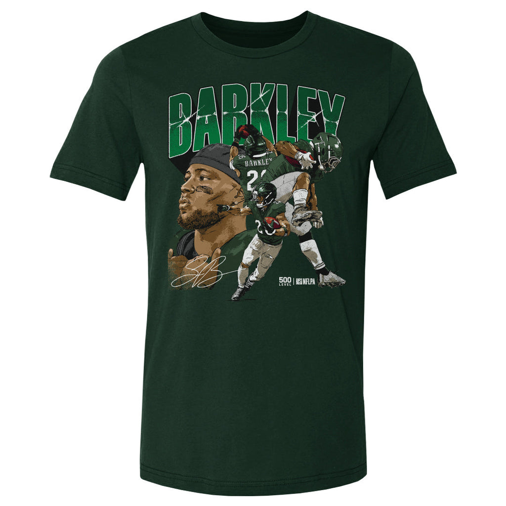 Saquon Barkley Philadelphia Collage WHT
