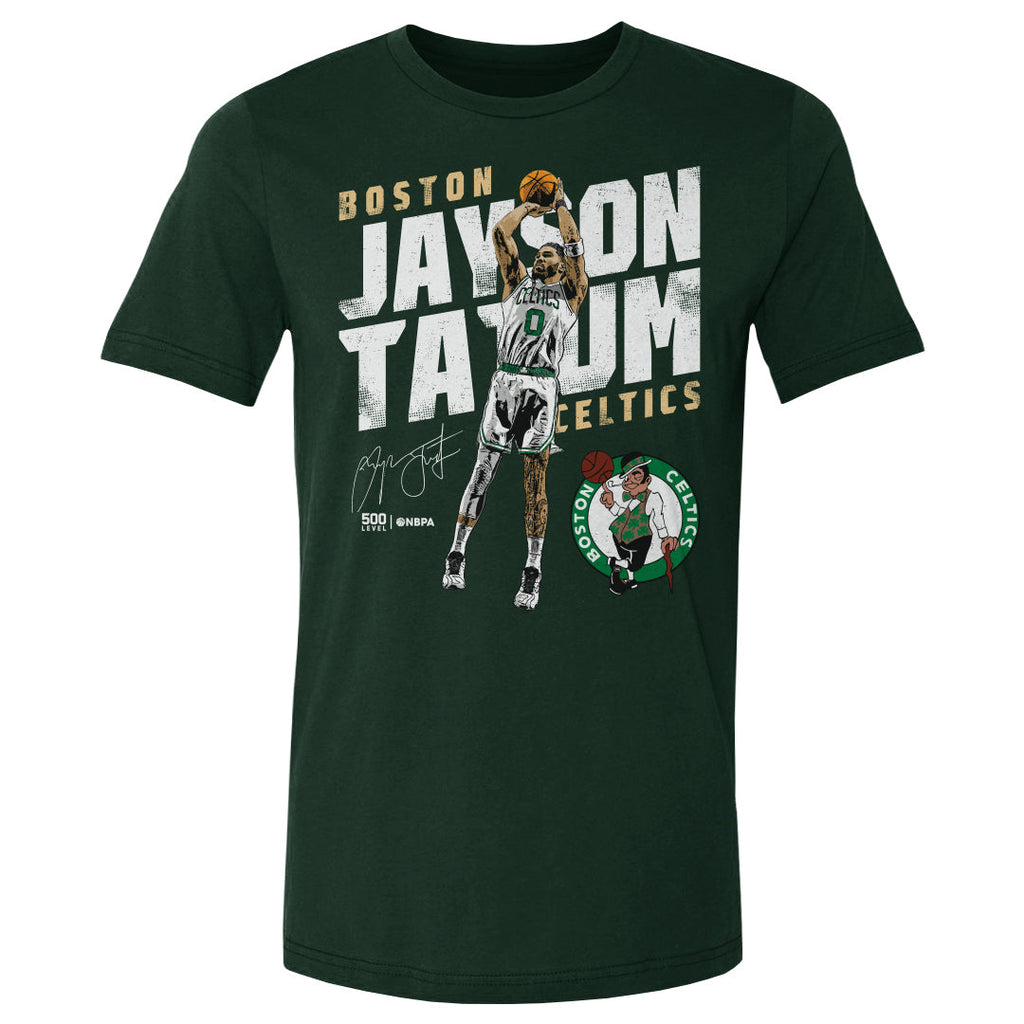 Jayson Tatum Boston Celtics Slant WHT