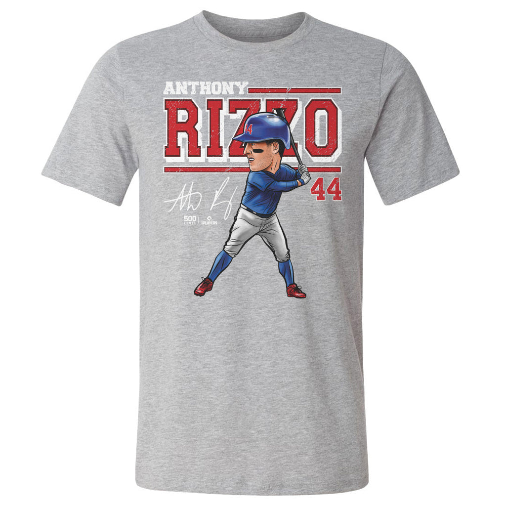 Anthony Rizzo Chicago C Cartoon WHT