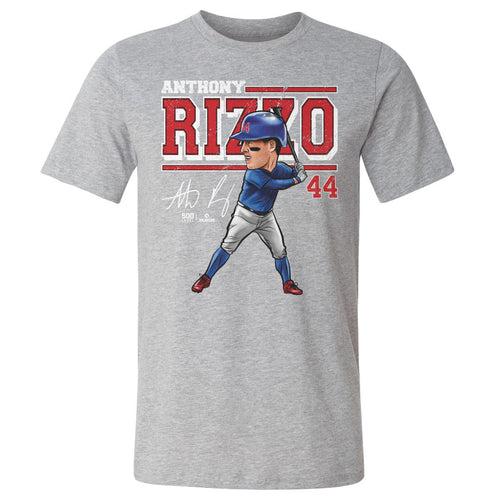 Anthony Rizzo Chicago C Cartoon WHT