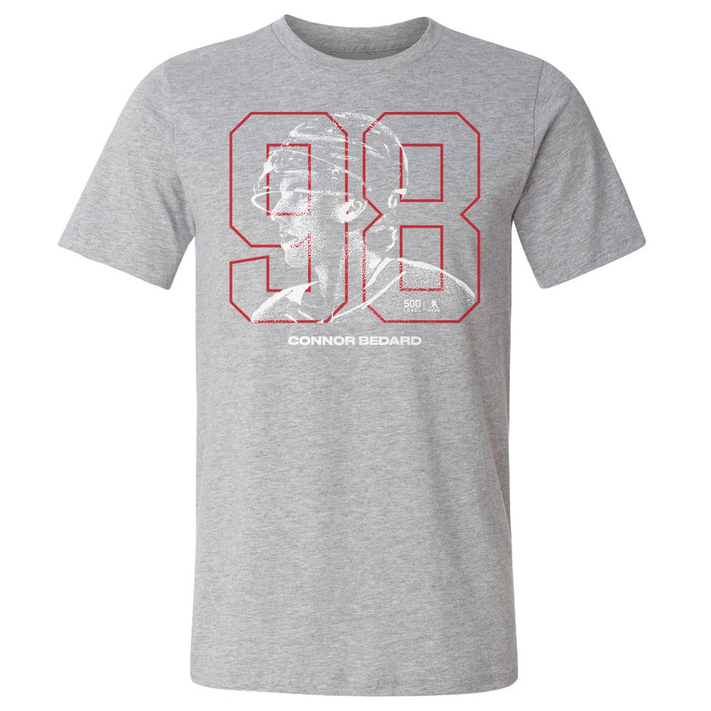 Connor Bedard Chicago Overlay WHT