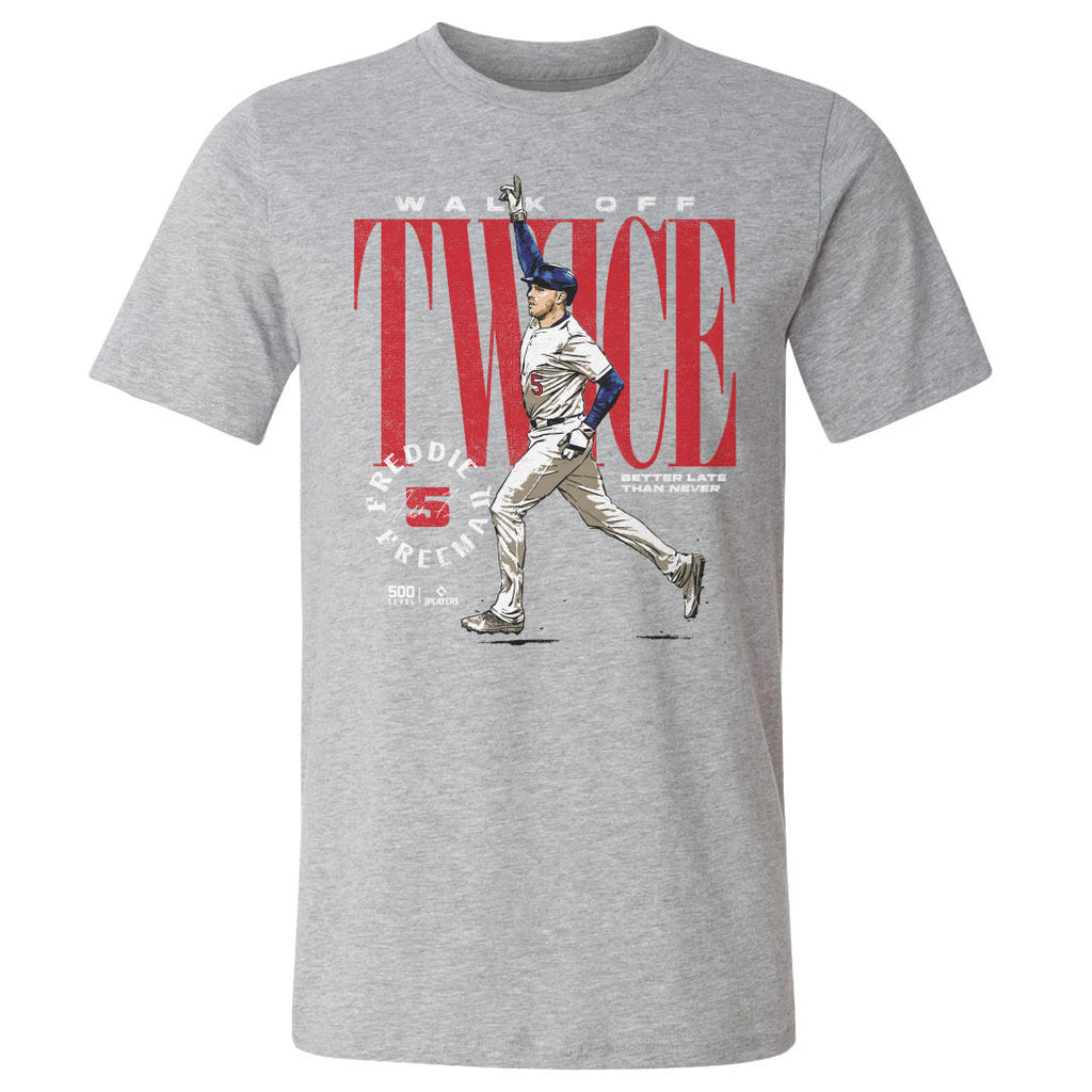 Freddie Freeman Los Angeles D Walk Off Twice WHT