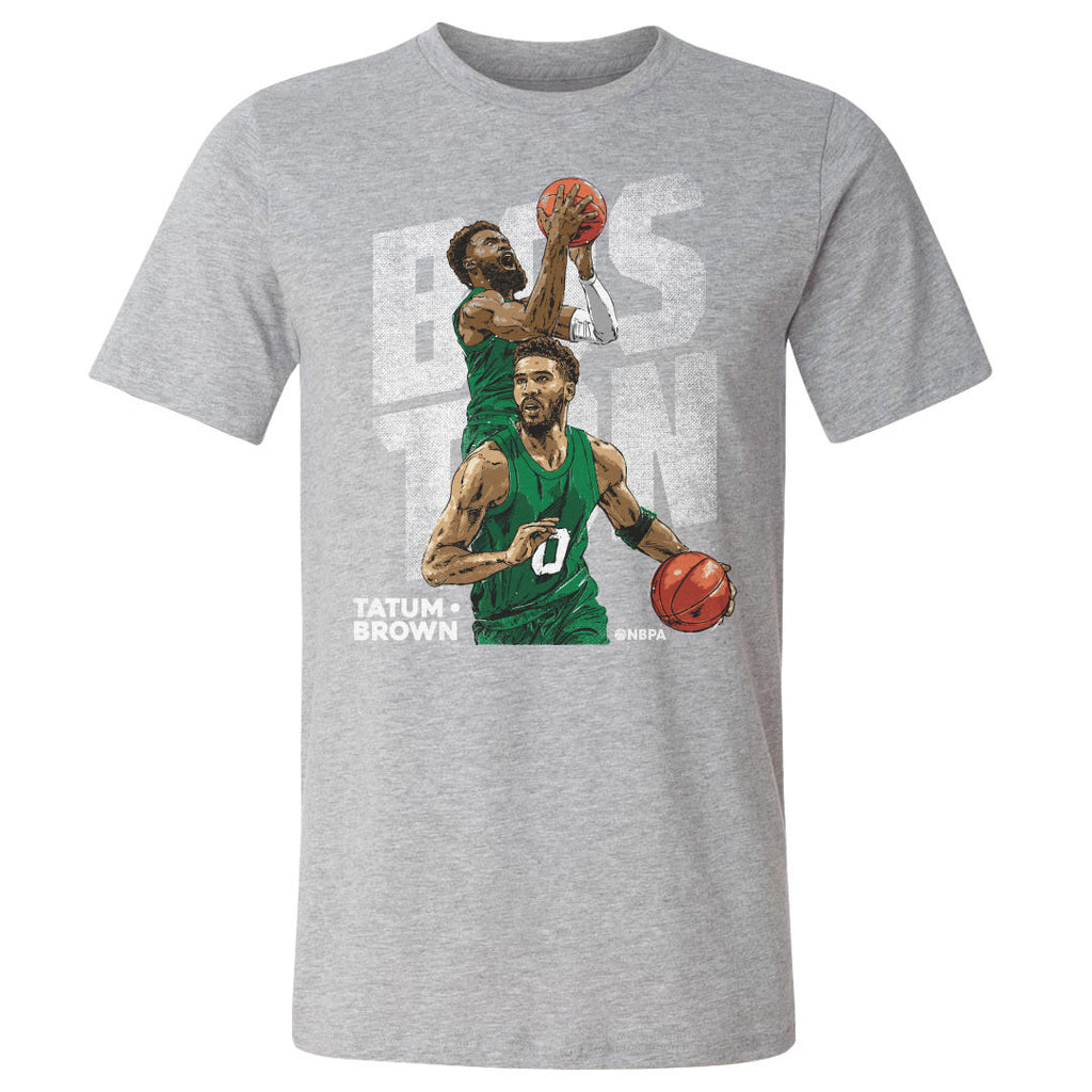 Jayson Tatum & Jaylen Brown Boston Duo WHT
