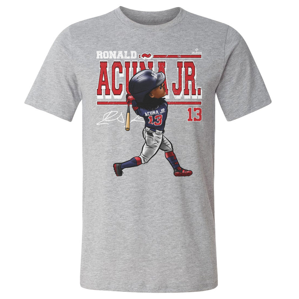 Ronald Acuna Jr. Cartoon WHT