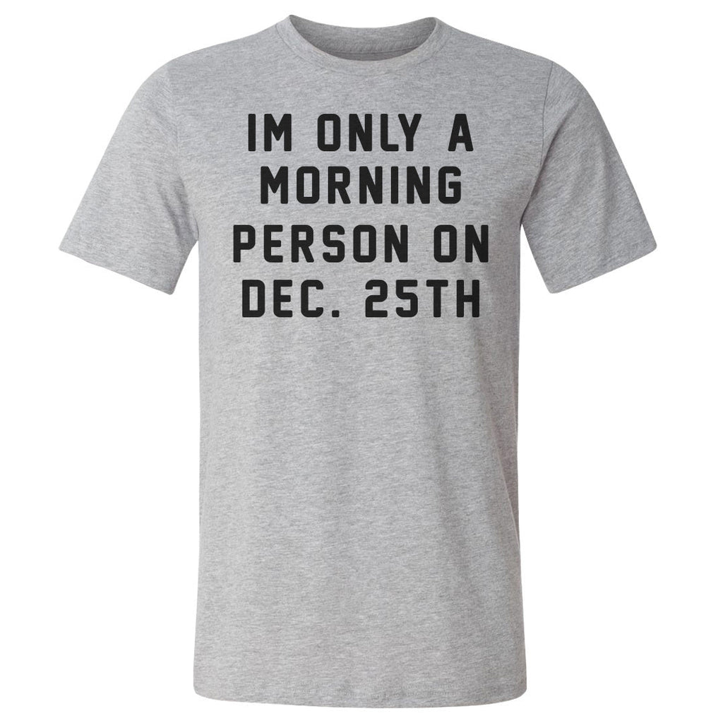 Christmas Morning Person On Christmas