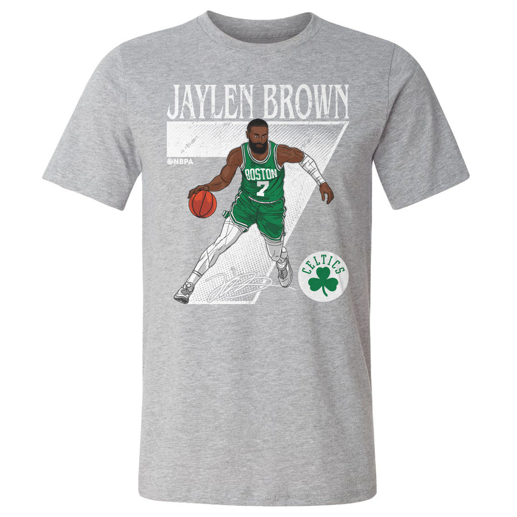 Jaylen Brown Boston Celtics Number WHT