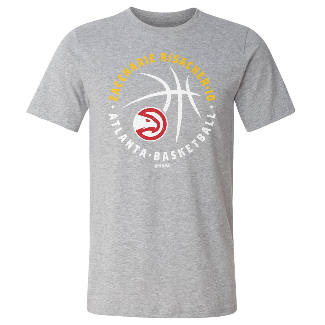 Zaccharie Risacher Atlanta Hawks Player Ball WHT