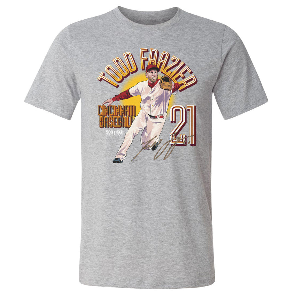 Todd Frazier Cincinnati Name Arc WHT