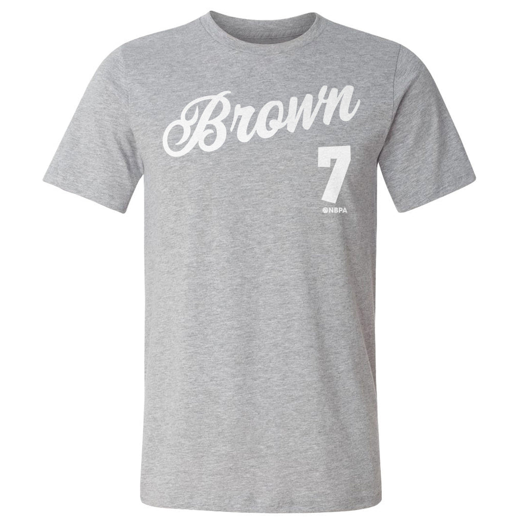 Jaylen Brown Boston Script WHT