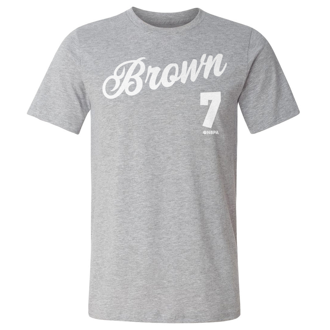 Jaylen Brown Boston Script WHT
