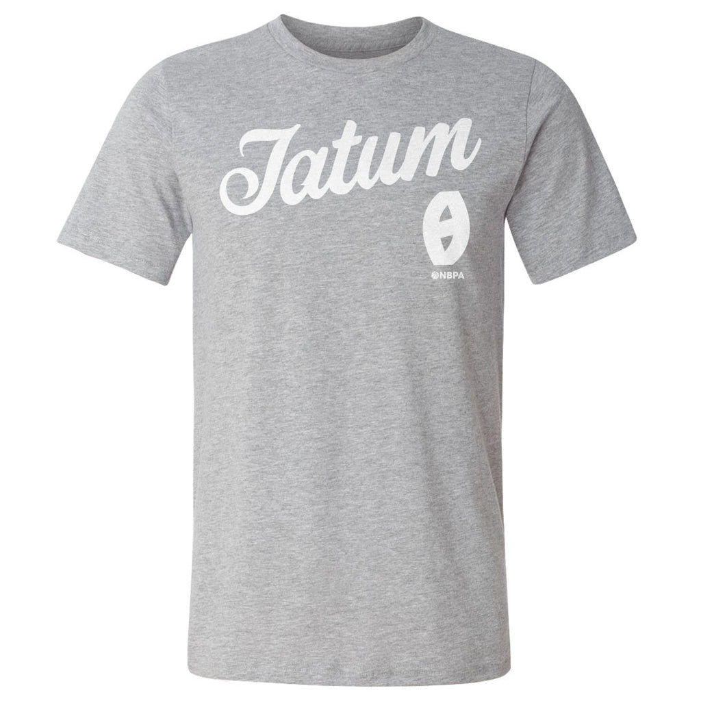 Jayson Tatum Boston Script WHT