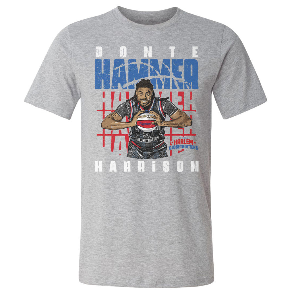 Hammer Harrison Harlem Globetrotters Pose WHT