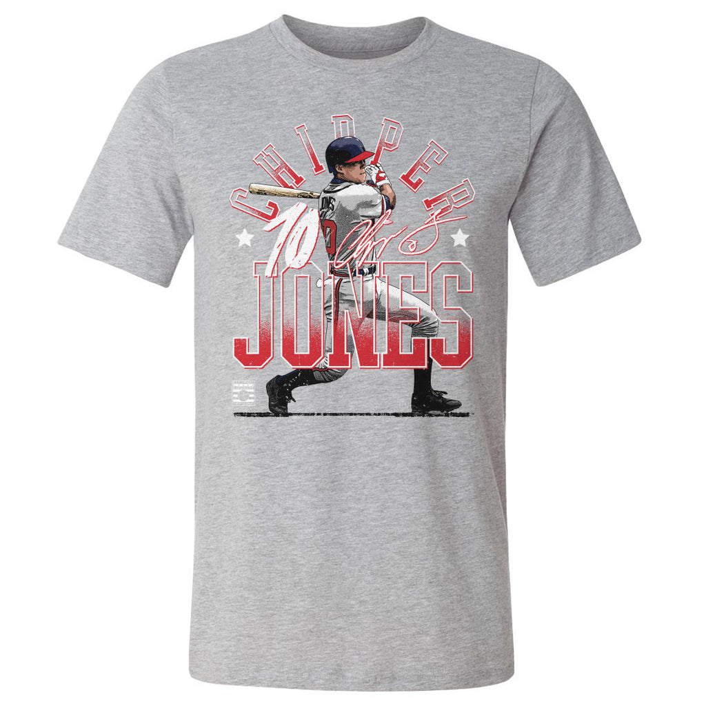 Chipper Jones Atlanta Arch WHT