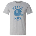 Khalil Mack Los Angeles C Helmet Font