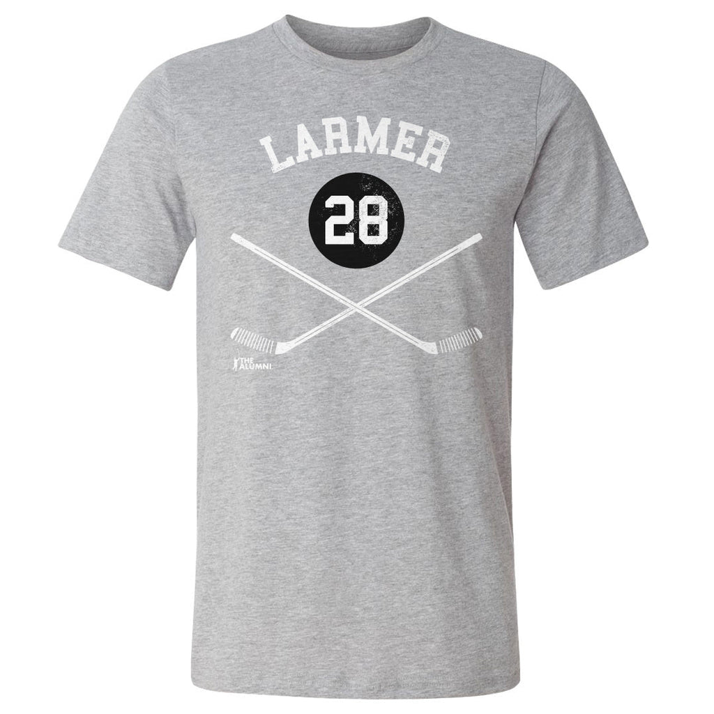 Steve Larmer Chicago 28 Sticks WHT