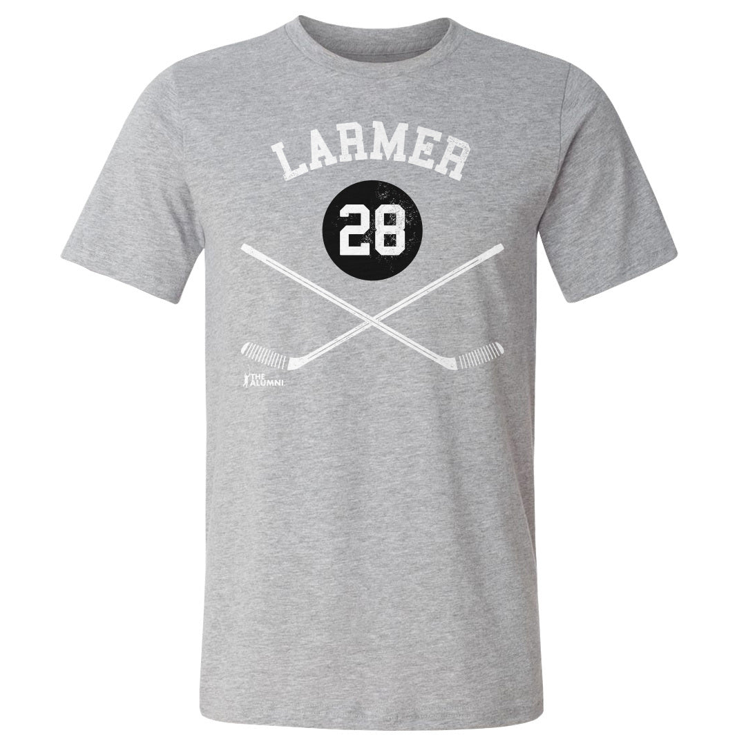 Steve Larmer Chicago 28 Sticks WHT