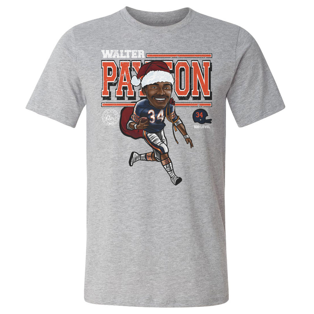 Walter Payton Chicago Cartoon Santa Hat WHT