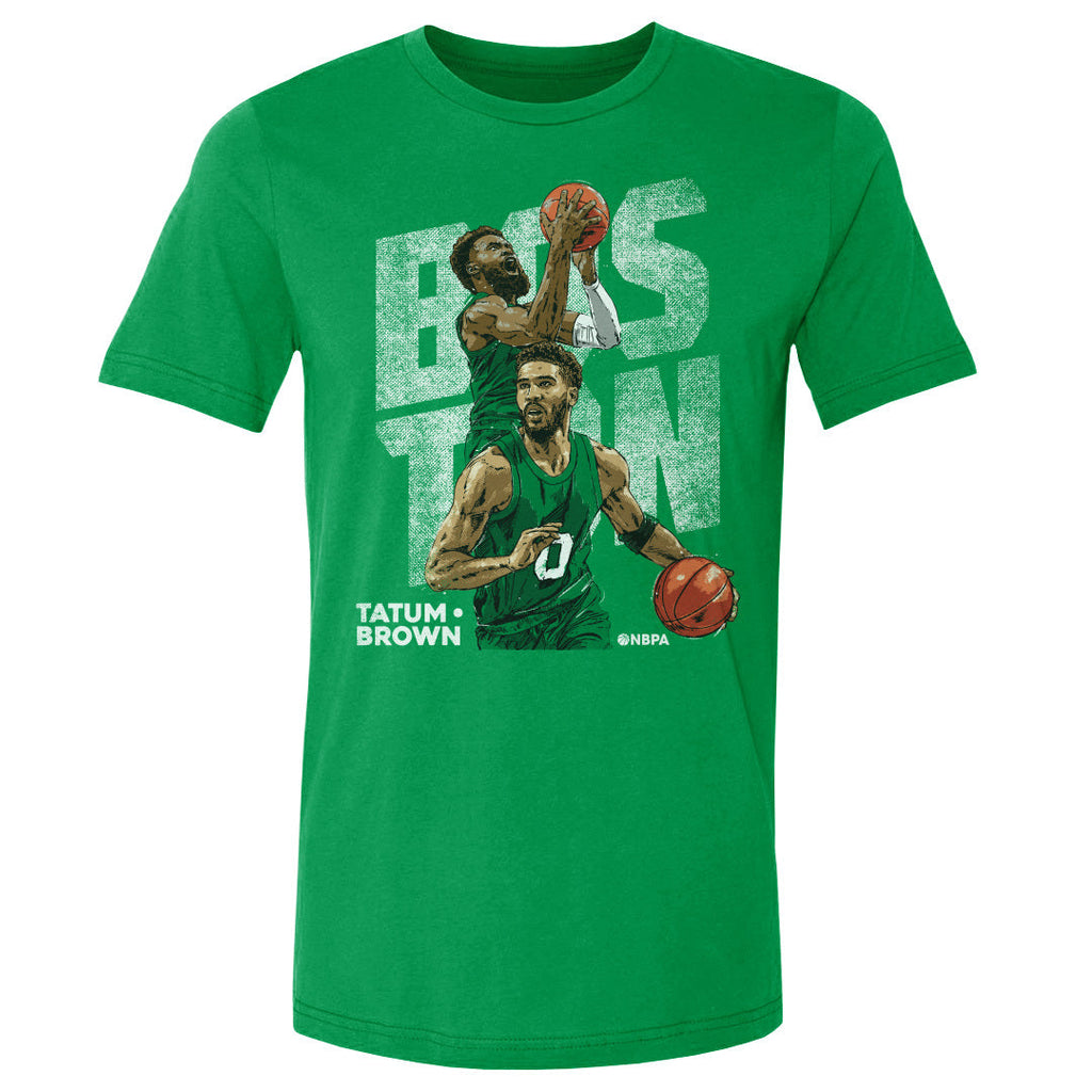 Jayson Tatum & Jaylen Brown Boston Duo WHT
