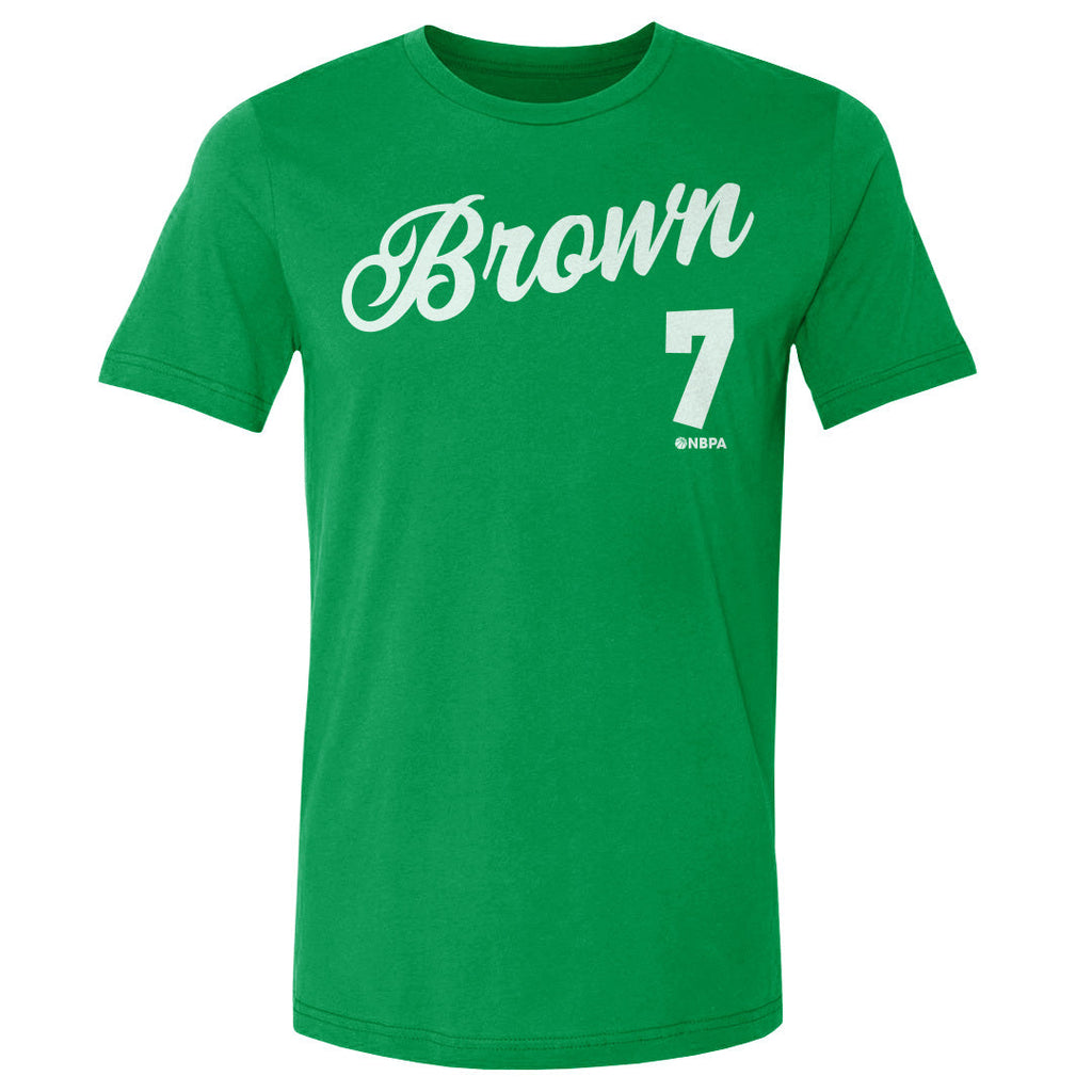 Jaylen Brown Boston Script WHT