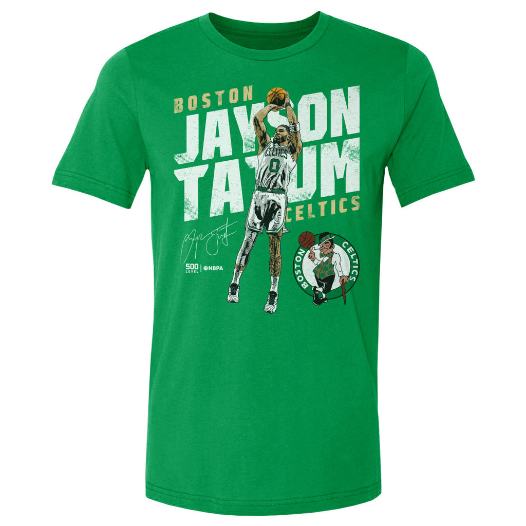 Jayson Tatum Boston Celtics Slant WHT