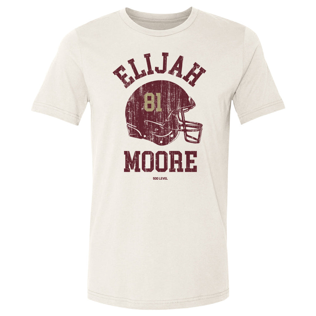 Elijah Moore College Helmet Font