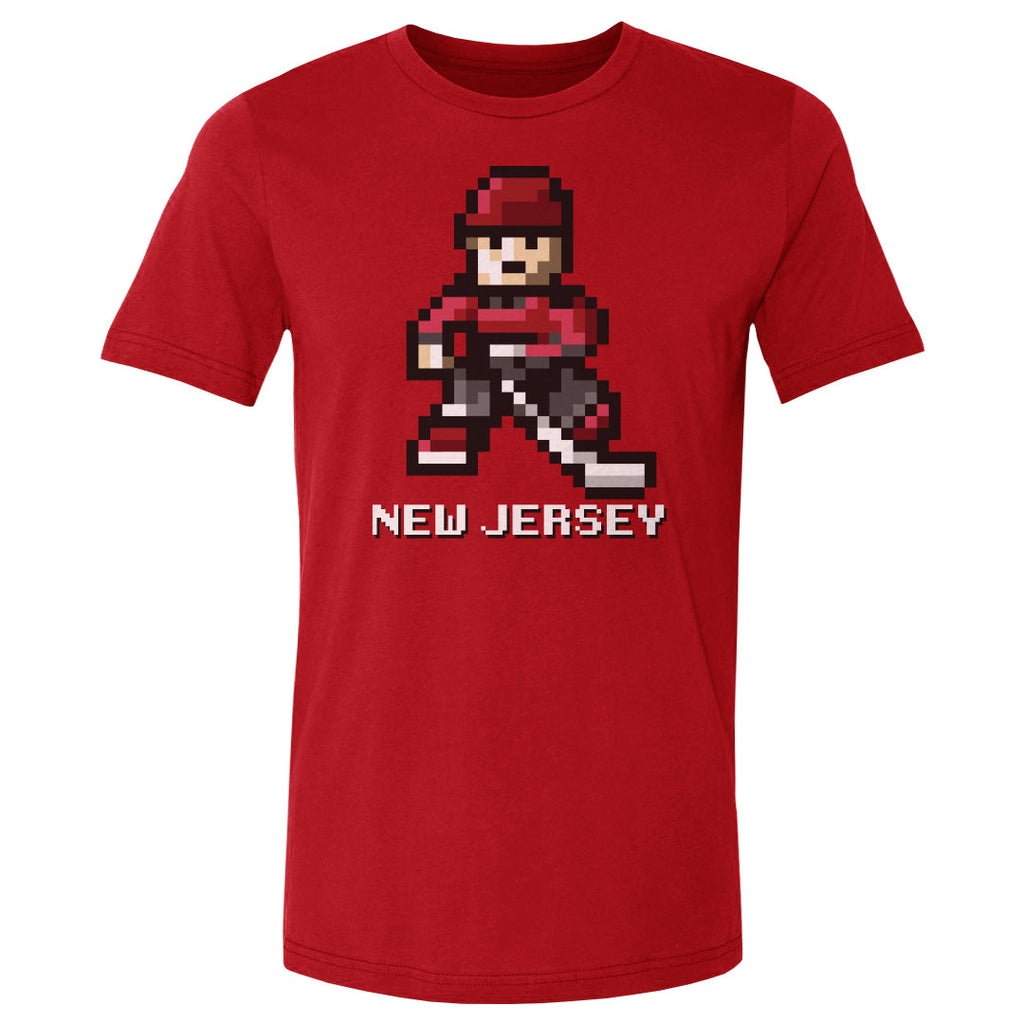 New Jersey Hockey 8-bit WHT